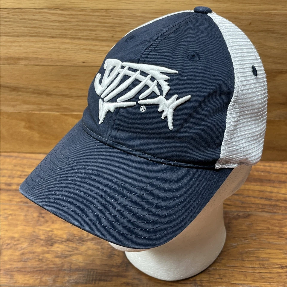 G. Loomis Sombrero Azul Ajustable Correa Bordada Malla Espalda Gorra de Pesca Foto 2 de 4