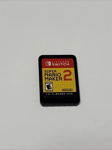 Super Mario Maker 2 Nintendo Switch Game Cartridge
