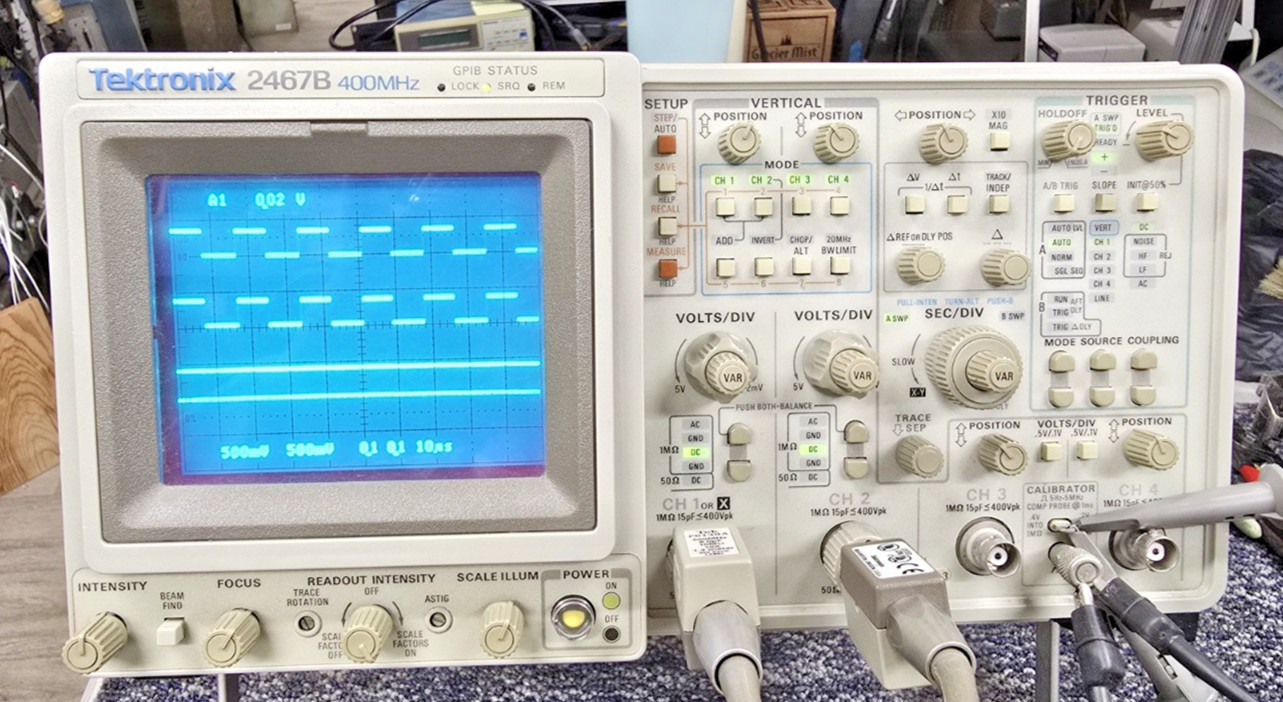 Tektronix 2467B 4 channel 400MHz Channel Analog Oscilloscope
