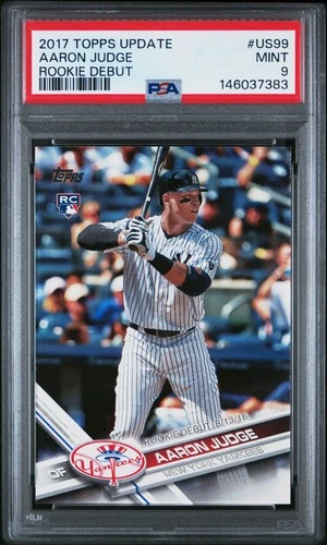 146037383 Aaron Judge 2017 Topps Update #US99 Rookie RC PSA 9