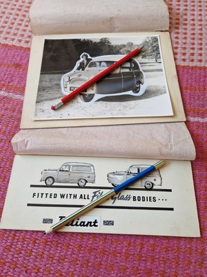 Reliant Regal mk3 mk4 Original Factory Press Material Fotos Prospekt Sidevalve