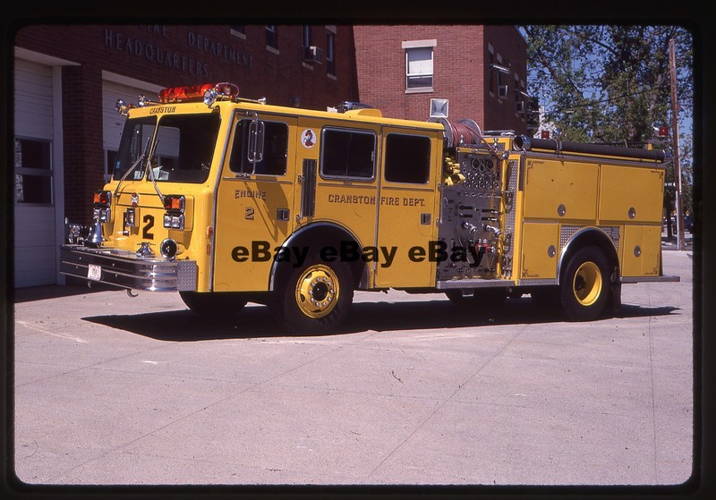 Cranston, RI Engine 2 1988 Maxim Fire Apparatus Slide