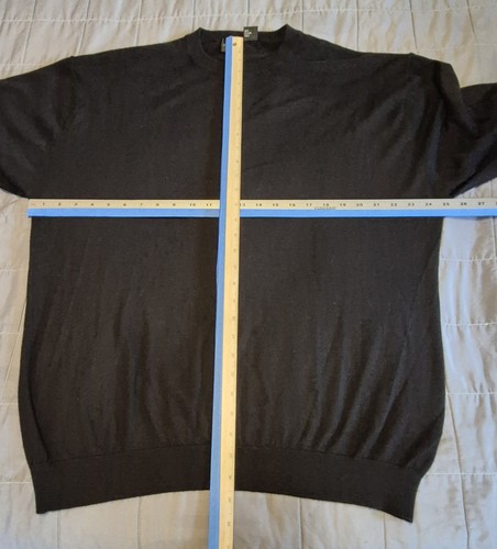 Forte Sweater Mens XL Cashmere Silk Blend Crewneck Pullover Lightweight Soft - Picture 2 of 8