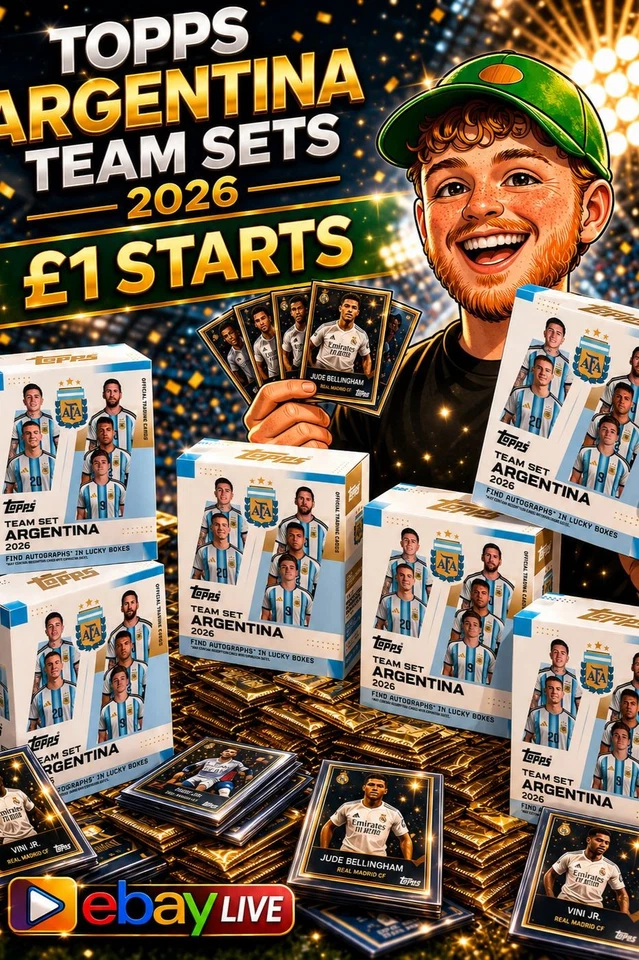 NEW! £1 START TOPPS ARGENTINA 25/26 TEAM SET