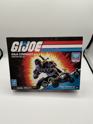 Hasbro G.I. Joe Ninja Commando 4 X 4 Construction Set - 100 Piece New Sealed