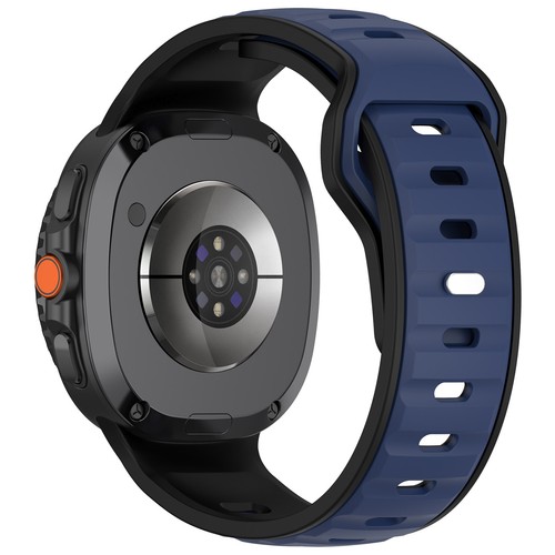 Bracelet sport en silicone bicolore pour Samsung Galaxy Watch8 Classic - Photo 19 sur 64