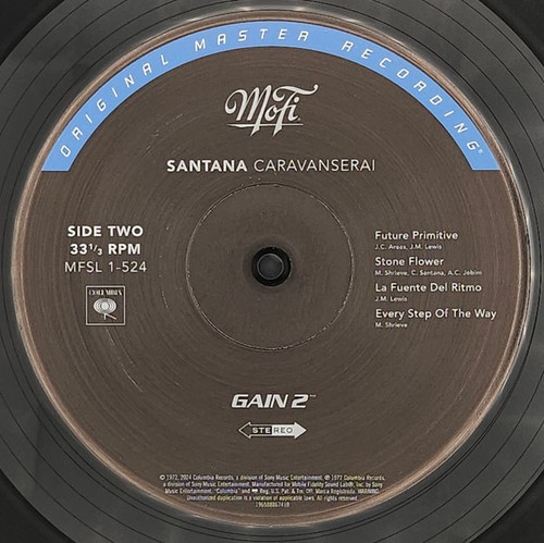 Santana - Caravanserai (VINYL - MFSL) - ROCK *SEALED* - Picture 4 of 4