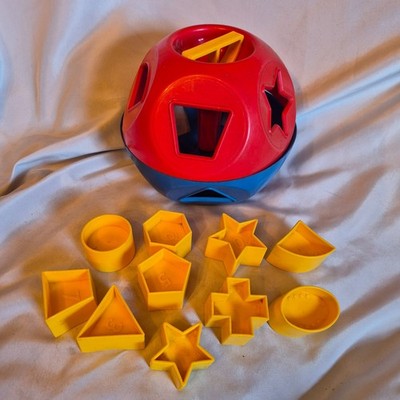 Original 70er Jahre Tupperware Form-O-Kugelform Sortierer Kinderspielzeug Vintage sehr guter Zustand