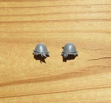 40K Space Wolves Blood Claws Shoulder Pads w/ Hanging Charms Bits 1 pair Bitz