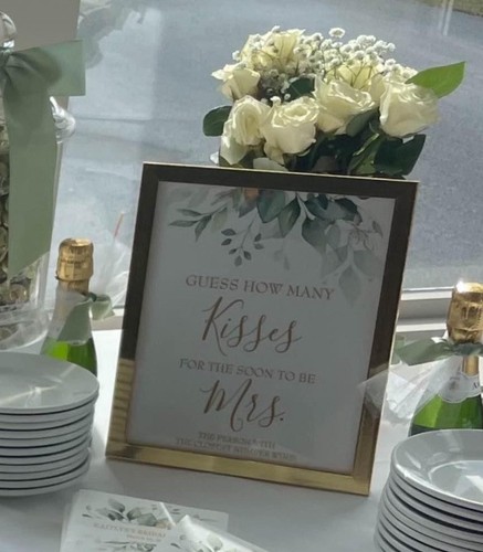 Kisses For The Soon To Be Mrs. Sign