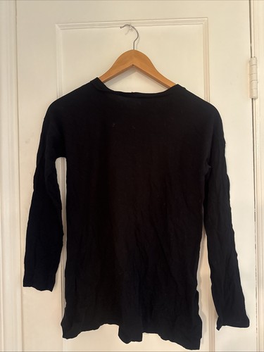 Gap (RED) Graphic T-Shirt Black Long Sleeve Size XXL (14-16) - Picture 4 of 4