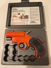 OLIN flare emergency signal 12 gauge launcher & case made-in-USA vintage