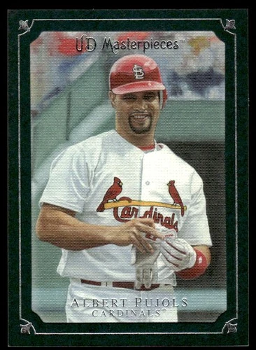 Albert Pujols 2007 Upper Deck Masterpieces #49 Green Linen St. Louis Cardinals