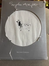 Sophie Allport SHEEP Queen Sheet Set 100% Cotton 200 TC Percale with Box Damage