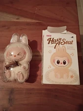 AUTHENTIC POP MART LABUBU Have A Seat SISI  W/hard case and Louis Vuitton purse