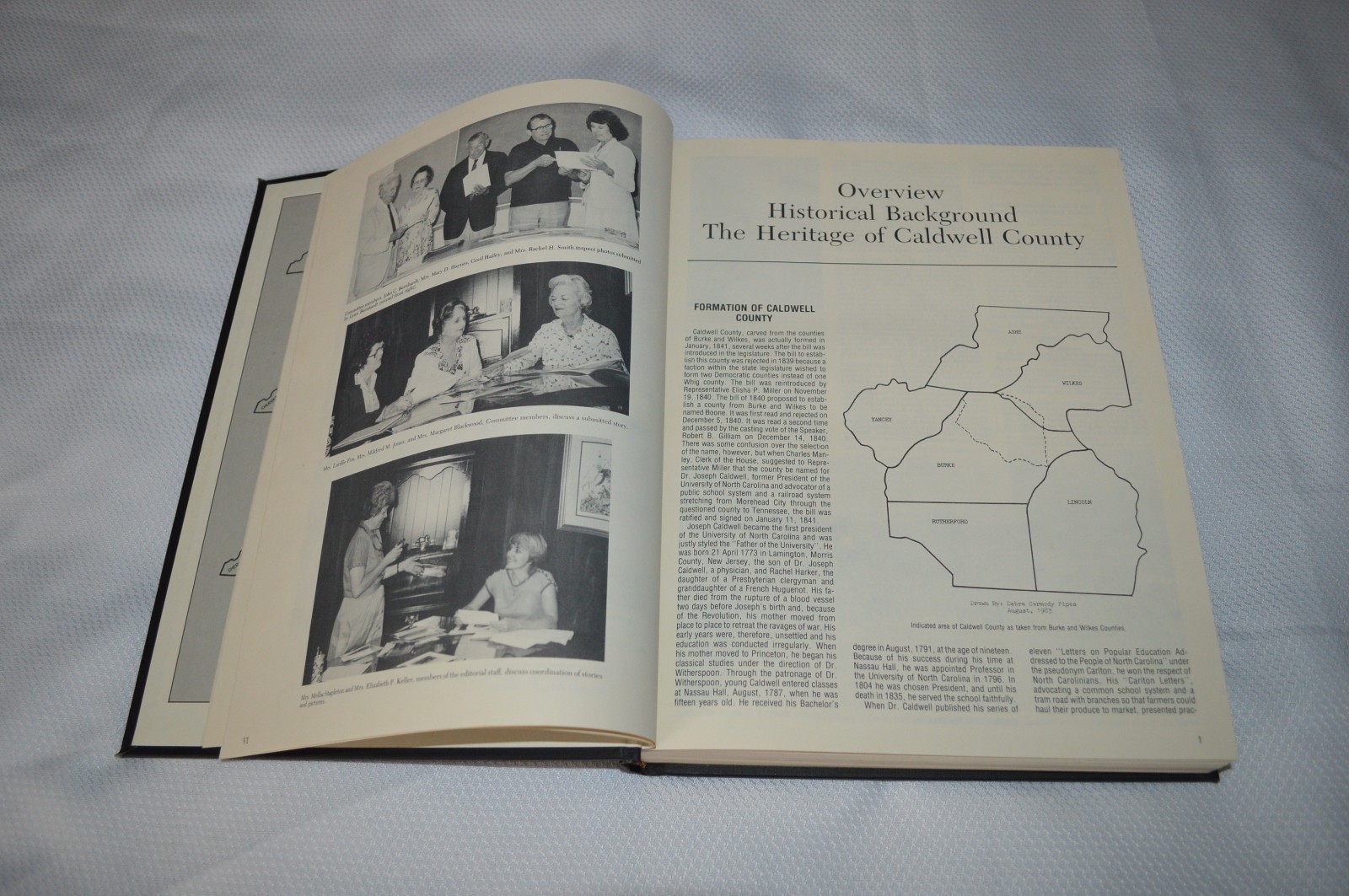 THE HERITAGE OF CALDWELL COUNTY ~ NORTH CAROLINA ~ VOLUME I ~ 1983 ~ BK-01