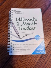 Weight Watchers PointsPlus Ultimate 3 Month Tracker Book - 16 pages have writing