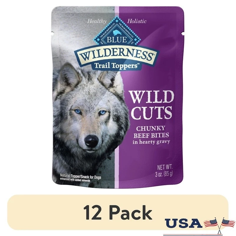 Wilderness Toppers Beef Grain Free Dog Food Topper