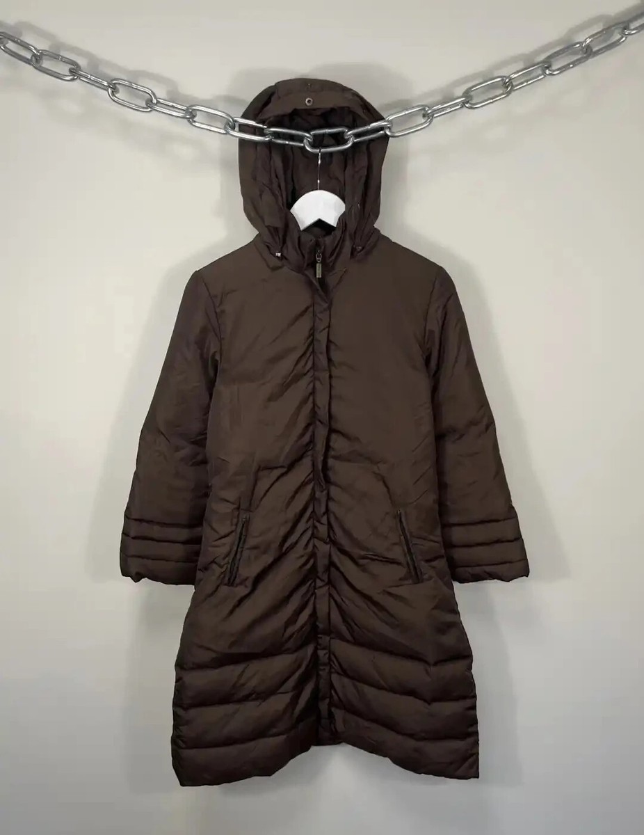 Vintage Moncler Brown Luxury Long Puffer Down Jacket Coat | eBay 