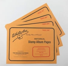 WHITE ACE US Regular Issue Singles & Coil Pairs Album Supplement RSC-28,29,30,31