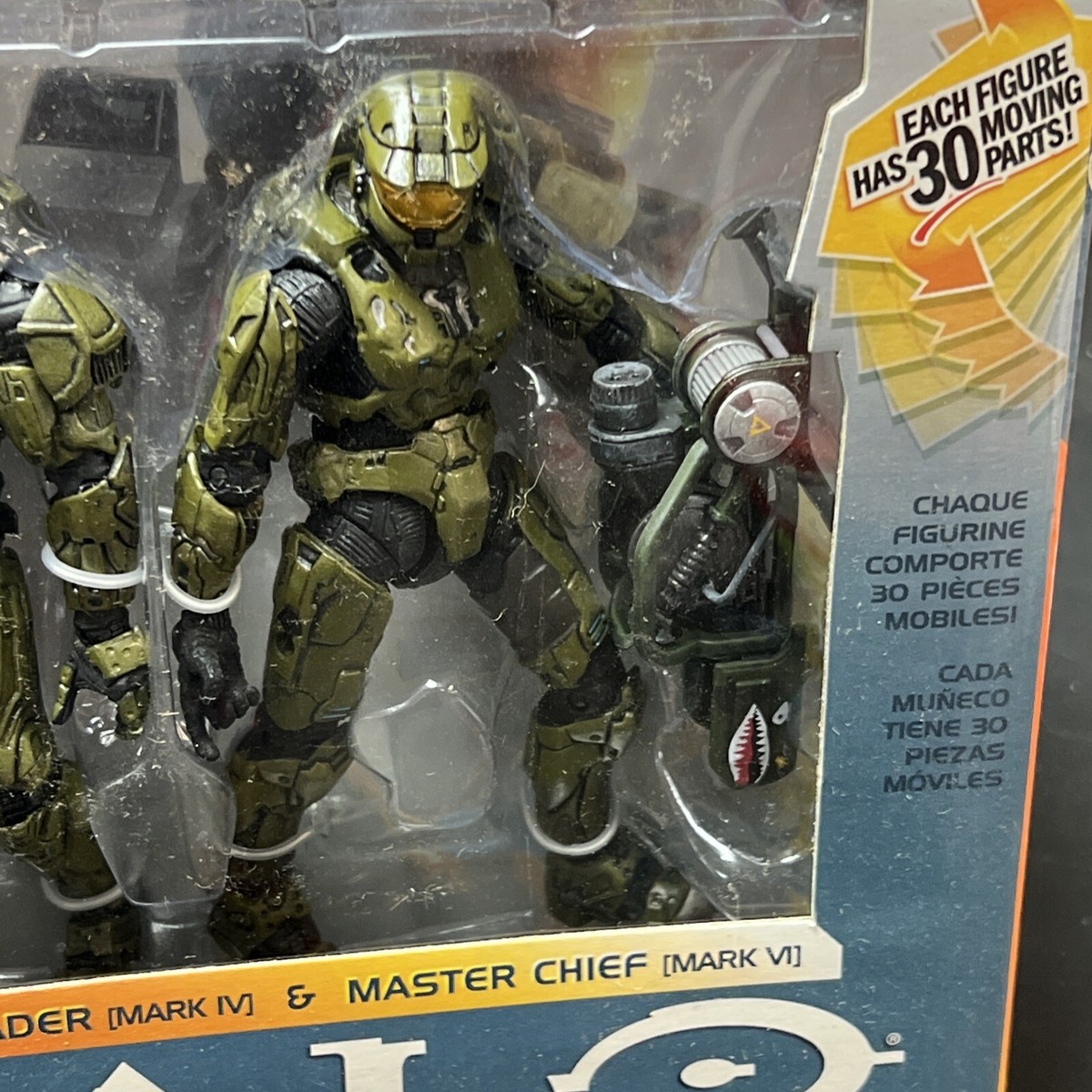 【未開封】McFARLANE TOYS HALO 3 フィギュア 4体セット 2009 McFarlane Toys Halo 3 Red Team Leader & Master Chief 2