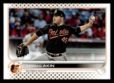 Keegan Akin  2022 Topps GOLD STAR SP #328 Baltimore Orioles