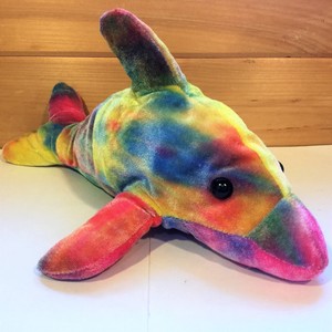 rainbow dolphin stuffed animal