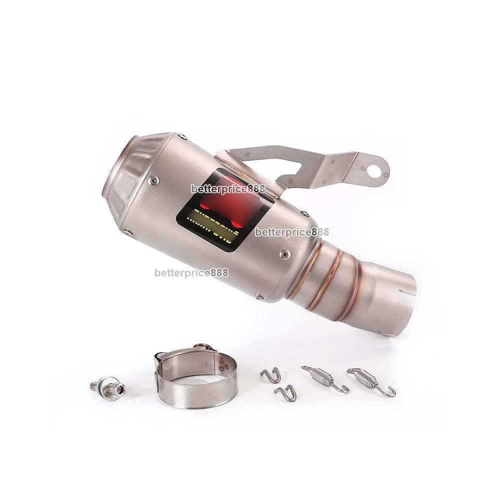 Full Exhaust System Headers Link Pipe With Muffler Tip For BMW S1000RR S1000R - Image 3 of 4