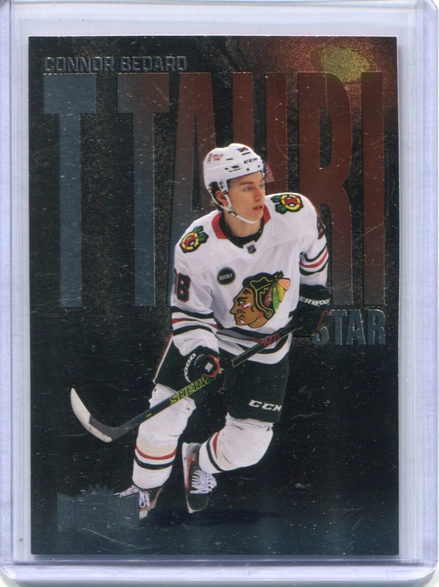 2023-24 Skybox Metal Universe CONNOR BEDARD Premium Prospects Rookie BLACKHAWKS