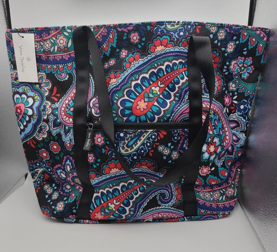 Vera Bradley Lighten Up Vera Tote Bag in Haymarket Paisley.  NWT