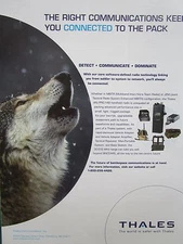4/2007 PUB THALES COMMUNICATIONS WOLF WOLF MBITR MULTIBAND RADIO AN/PRC-148 AD