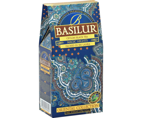Basilur Tea Magic Nights Oriental Collection 100 g tè Ceylon a foglia sciolta naturale - Foto 1 di 6