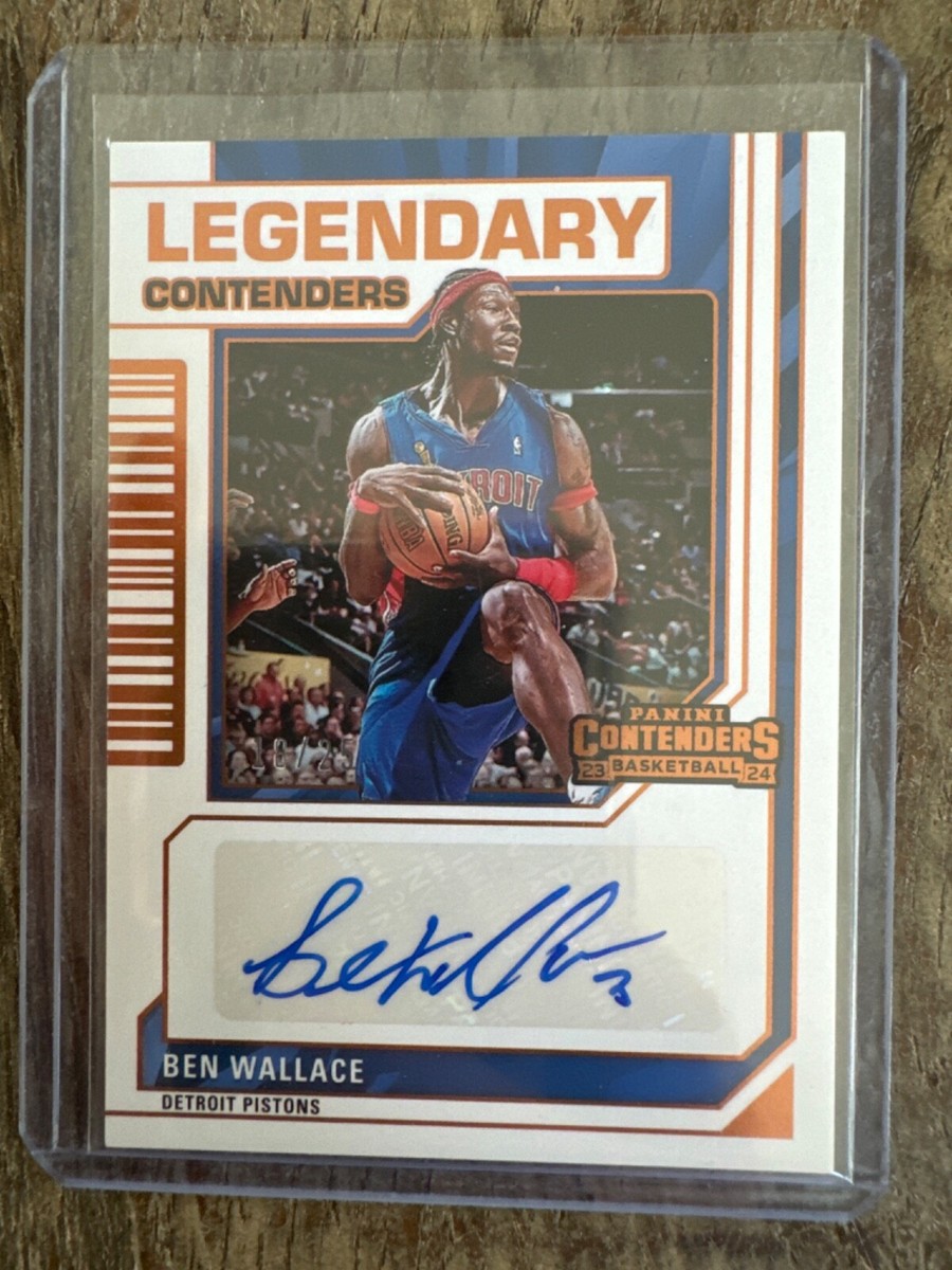 Ben Wallace Revolution Autograph NBA NY Knicks Allan Houston Auto