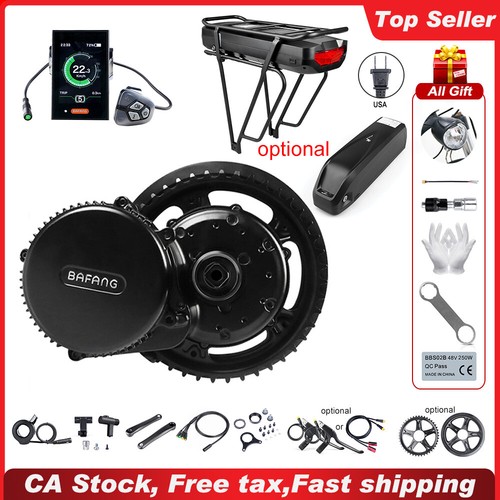 48V 750W Bafang Brushless Mid Drive Motor Conversion Kit Electric Bike  17.5/20Ah | eBay