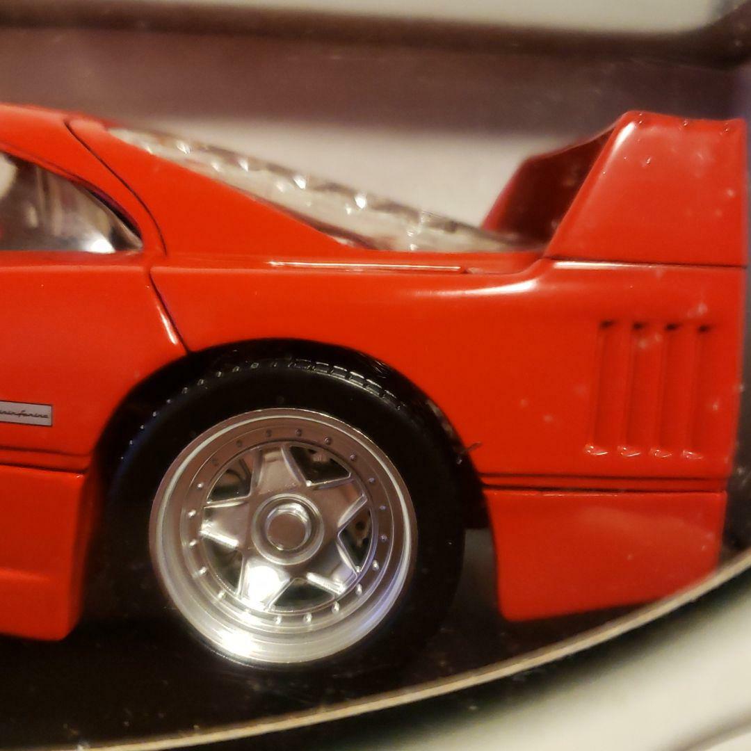 ミニカー Hot Wheels 1/18 Ferrari F40 100% Hot Wheels Ferrari F40 Red 1:18 Scale Diecast Model Car
