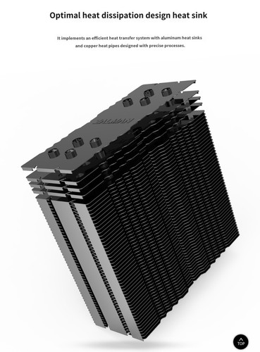 CPU Cooler/Zalman CNPS9X Performa ARGB/Black /White /120mm PWM Fan with Heatsink - Picture 25 of 28
