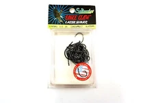 New 25 Piece EAGLE CLAW Saltwater Circle Bait Hooks Size 2/0 Black Pearl L197BKU