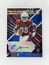 2021 Panini Xr Luminous Endorsements Rondale Moore Blue RC Auto /49 SP Cardinals