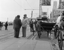 Photo - Horse landaus Blackpool promenade  c1983