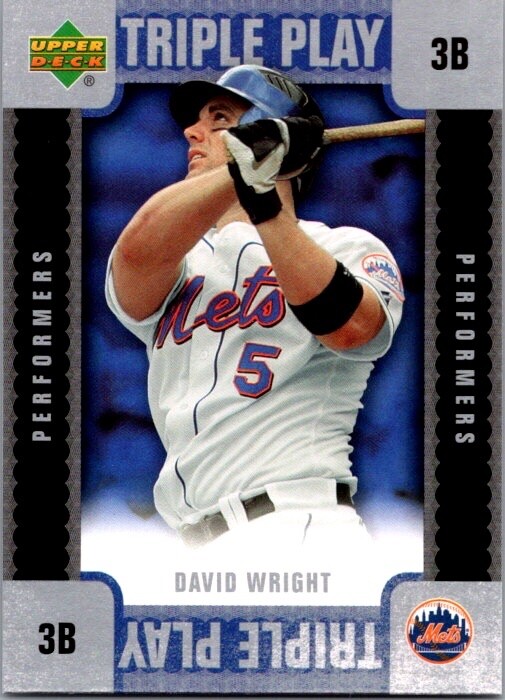 2007 Upper Deck - Triple Play Performers David Wright #TP-DW Scratch Off/Raspar