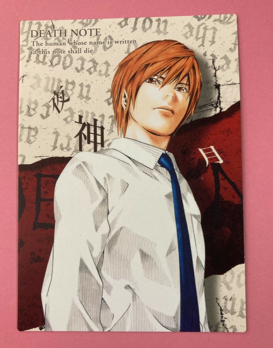DEATH NOTE Light & L イラストカード DEATH NOTE Light & L イラストカード Death Note Card Light