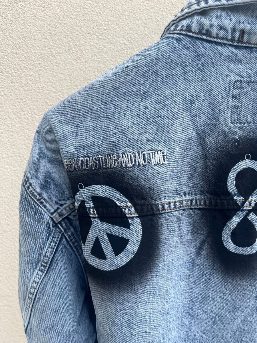 Dries Van Noten × Stussy , Q.2 / Stencil Denim Jacket in Dries Van Noten × Stussy , Q.2 / Stencil Denim Jacket in