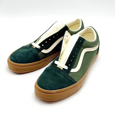 NEW* Unisex VANS OLD SKOOL Skate Shoes Sporty - Green Gum  display picture 3