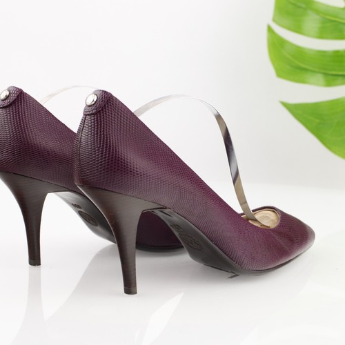 Michael Kors Womens Alina Flex Pump Size 6.5 Purple Pointed Heel Dress Shoe - Picture 3 of 14