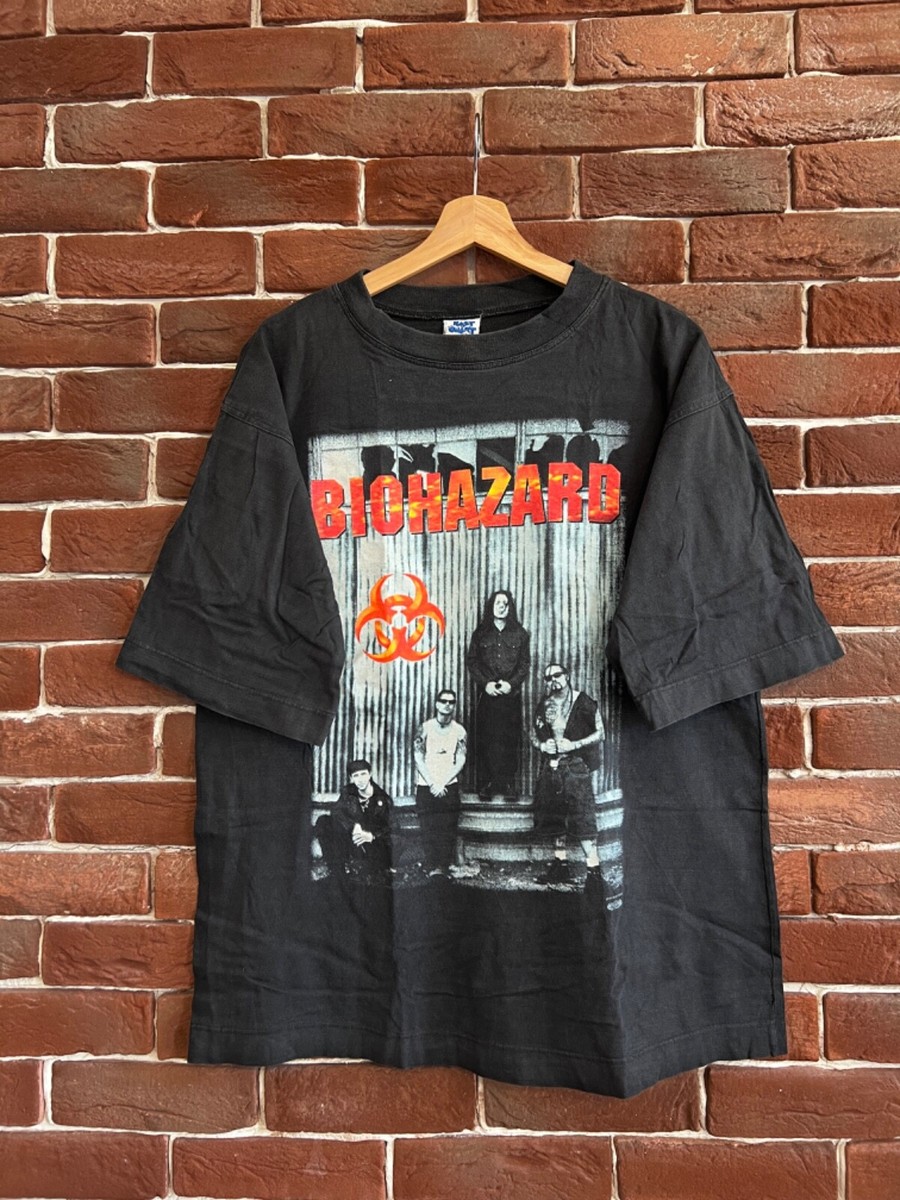 90s BIOHAZARD Suicidal Run XL black Tour Vintage Hardcore 90s BIOHAZARD Suicidal Run XL black Tour Vintage Hardcore