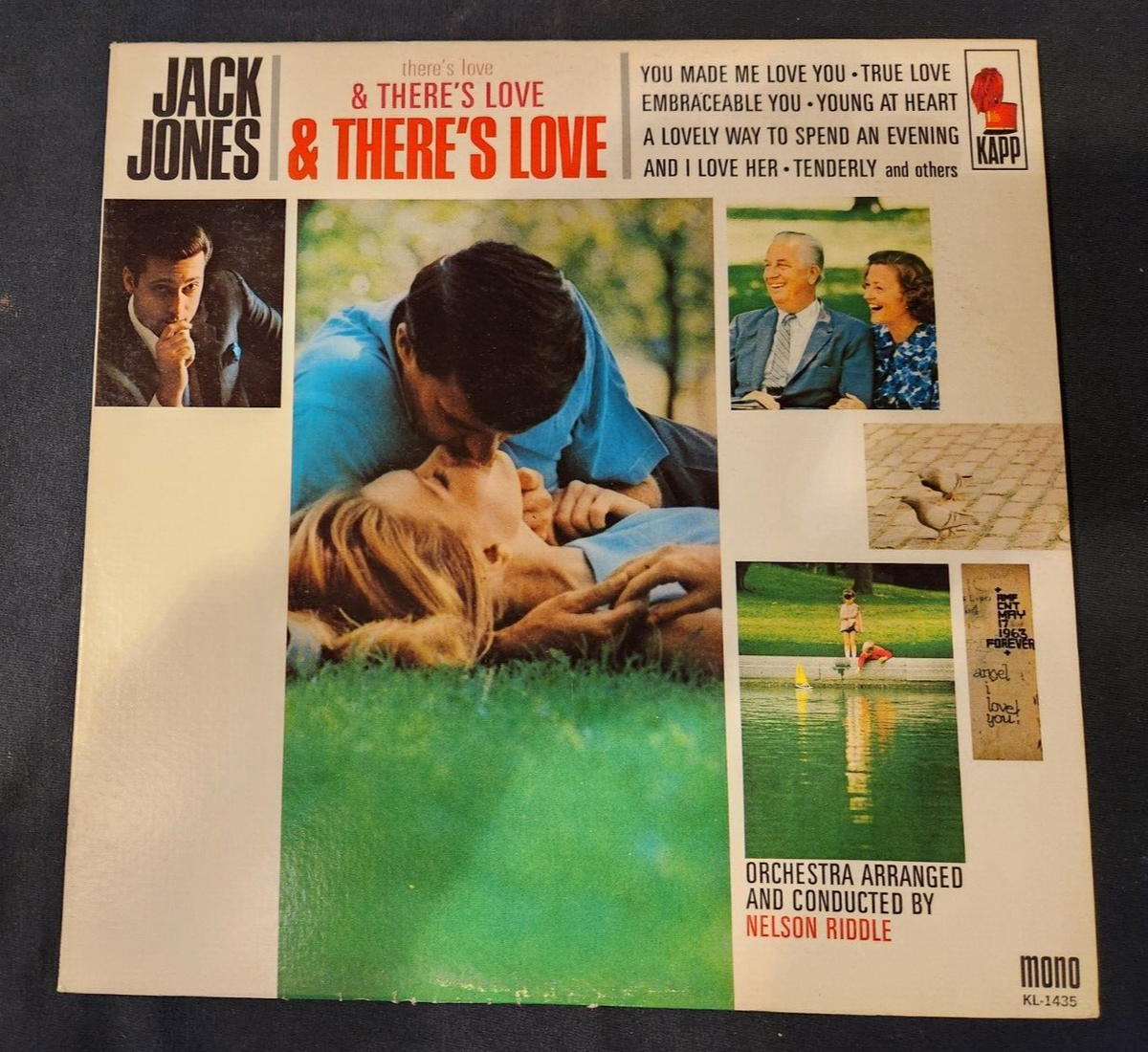 JACK JONES THERE'S LOVE & THERE'S LOVE & THERE'S LOVE KL-1435 1956