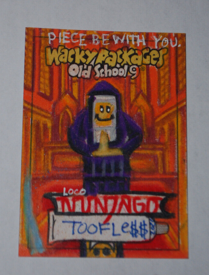 Lego Ninjago Parody-Topps Wacky Packages Old School Series 9