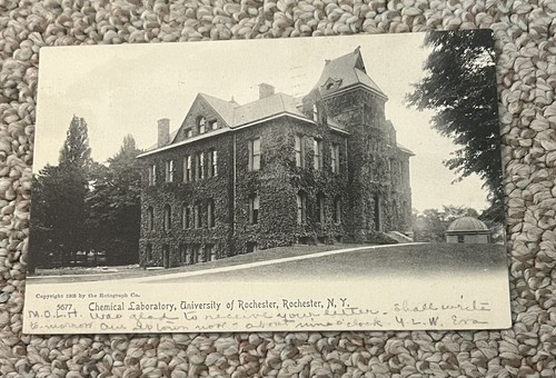Postkarte - Chemical Laboratory University of Rochester, Rochester New York 1906