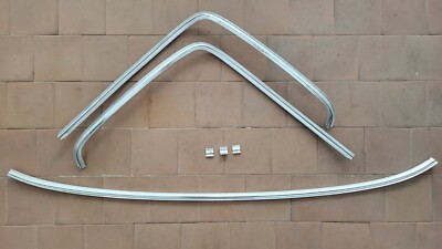 Mercedes-Benz W123 Rear Windshield Chrome Moulding Surround Trim