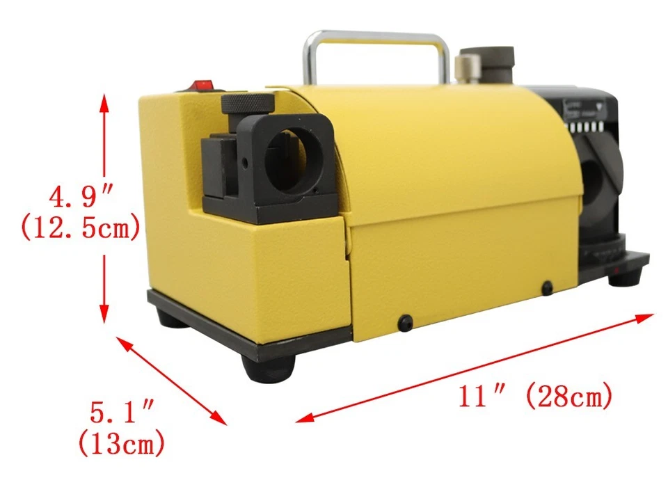 Электрическая точилка для сверл Ф3-ф13 мм с 11 цанговыми кольцами 110 В - Изображение 2 из 4